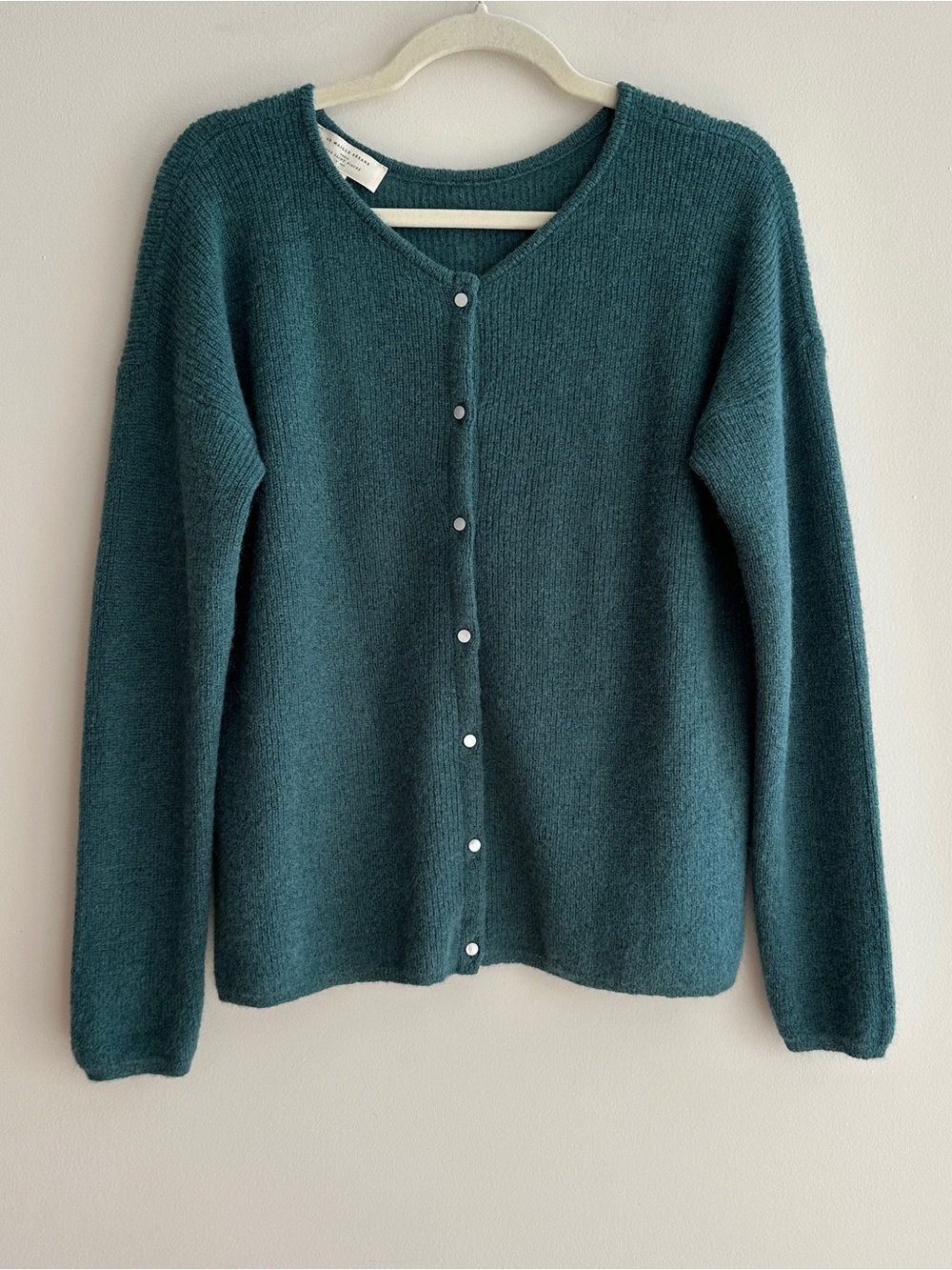 Sezane Gaspard Cardigan Mohair Alpaca Blend, Sage, Size Medium, NWT